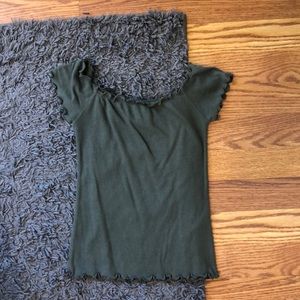 Off the shoulder top (size small)